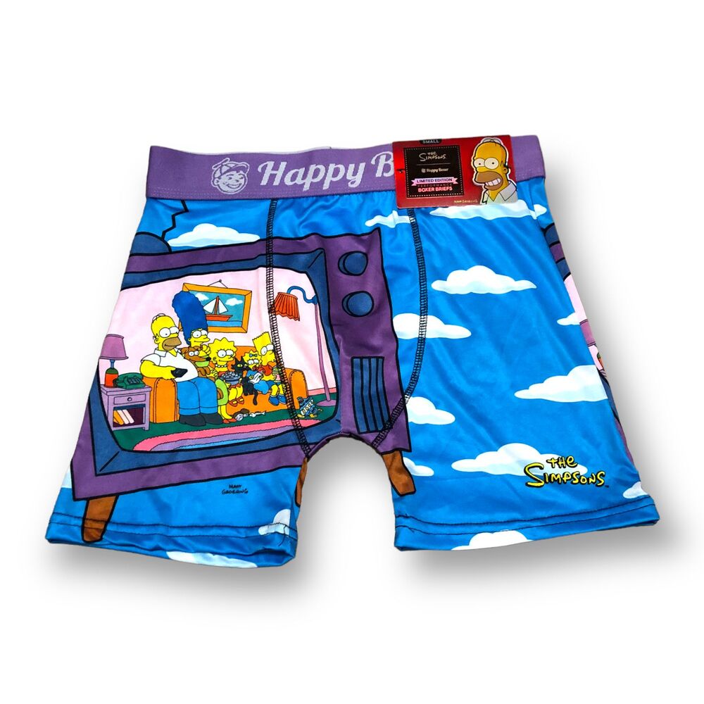Happy Boxer Limited Edition The Simpsons Men's Boxer Briefs - XL